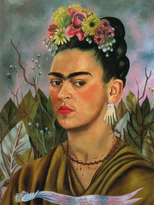 What is the self portrait with bonito frida kahlo meaning? Find out the symbols explained simply.