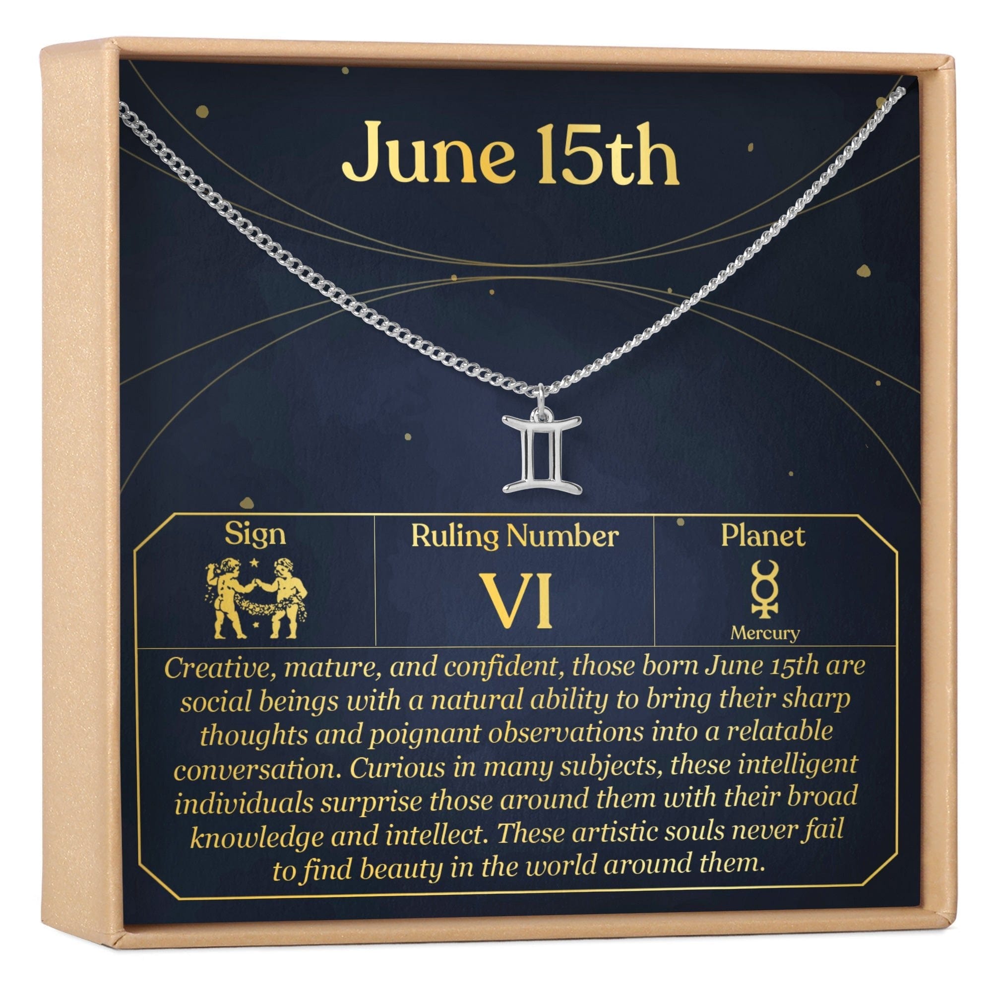 Thinking of a gemini astrology necklace for a gift? It is a wonderful idea for your Gemini friend.