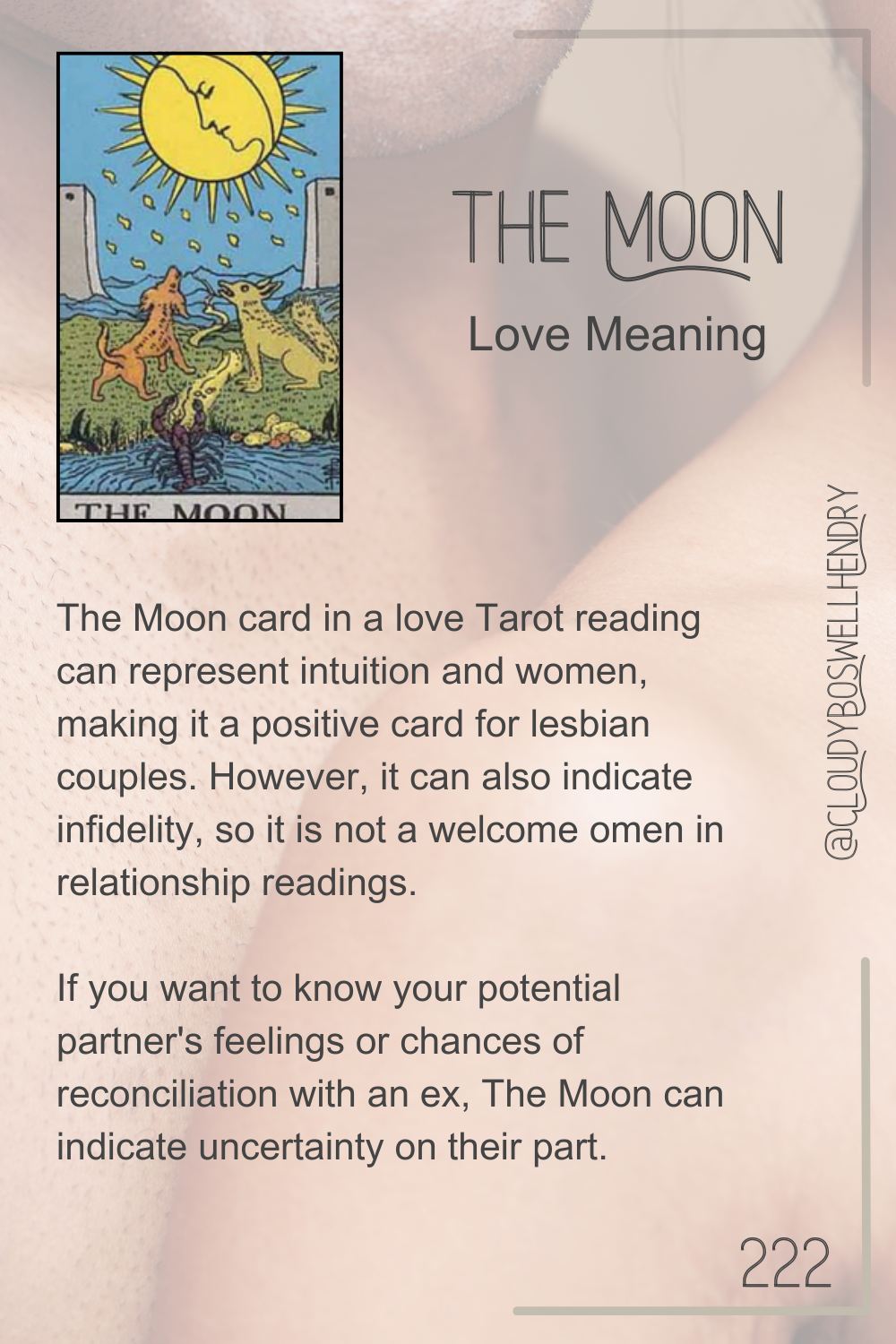 The Moon Tarot Card in love reading? Get the answer now!