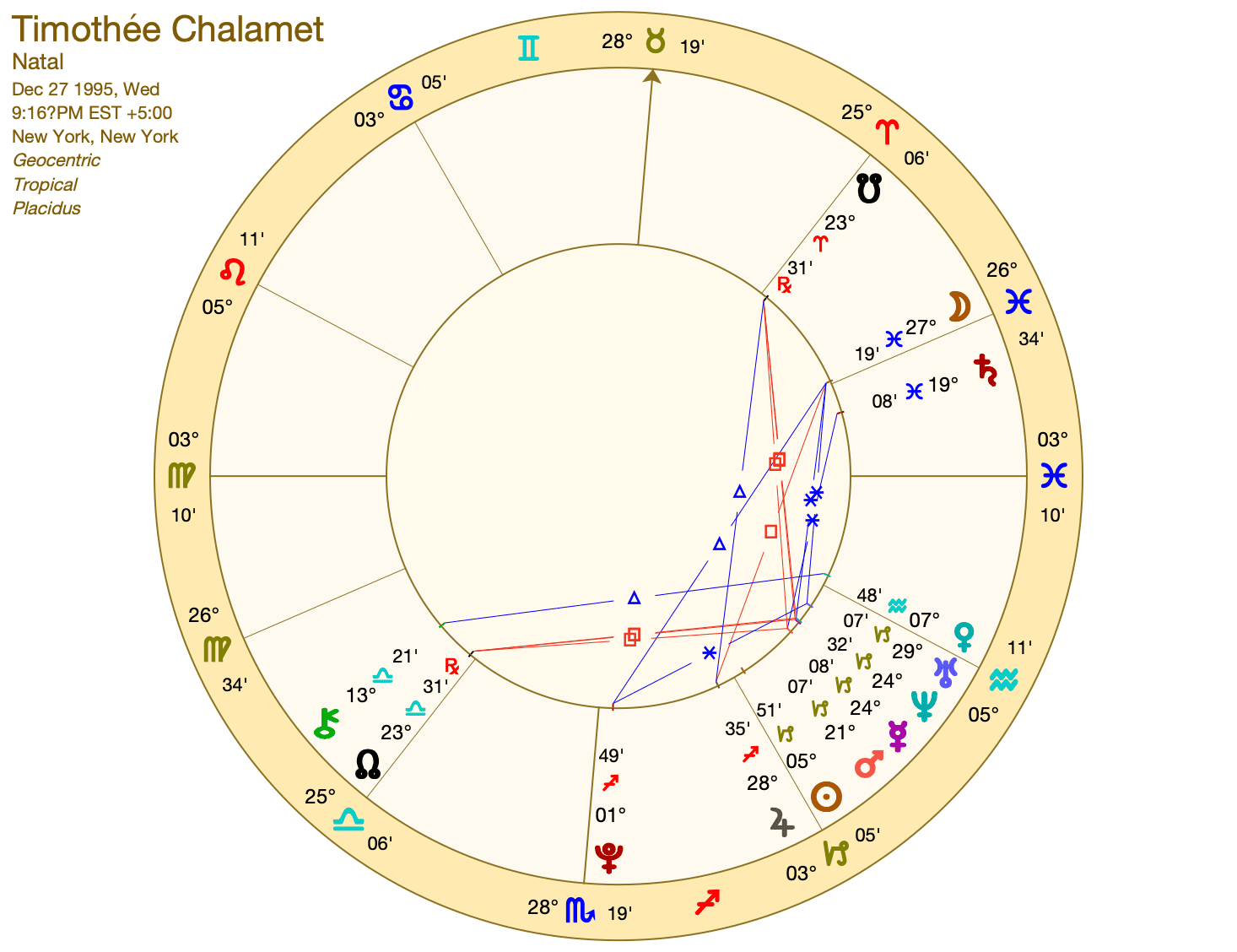 Timothee Chalamet birth chart explained (Simple guide for fans)