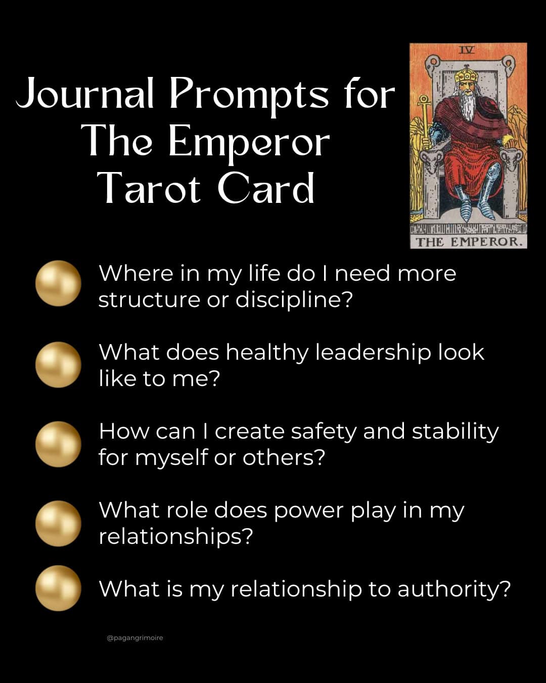 What advice comes with the emperor tarot card in a love reading? (Learn about commitment and taking charge)