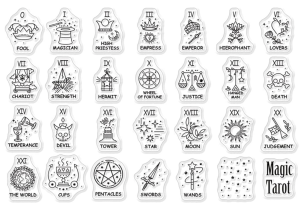 Why get a tarot card stamp? Make your tarot readings more fun!