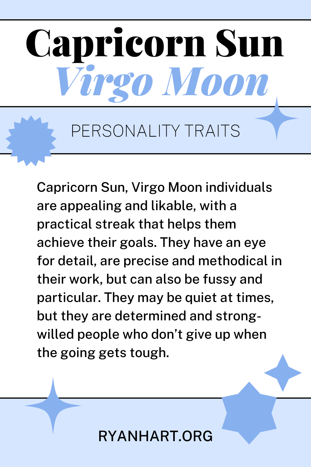 The Capricorn Sun Virgo Moon Mind: Strengths, Weaknesses & Spiritual Growth
