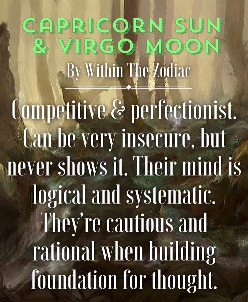 The Capricorn Sun Virgo Moon Mind: Strengths, Weaknesses & Spiritual Growth