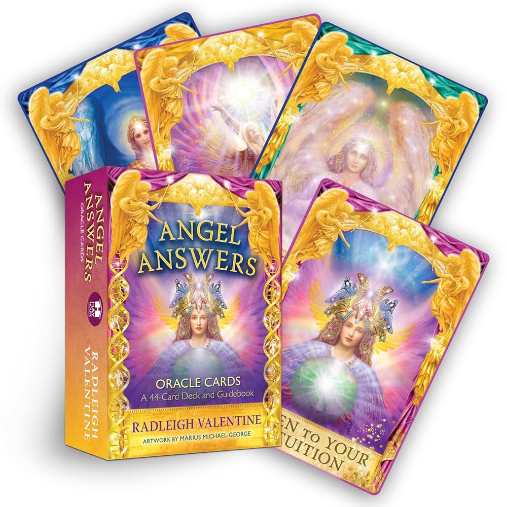 Why use the angel tarot cards radleigh valentine guidebook? Find clear answers and guidance.