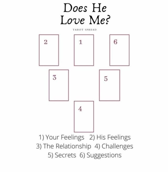 What can does he love me tarot cards tell me about his feelings? (Discover if he is the one with these tarot insights)
