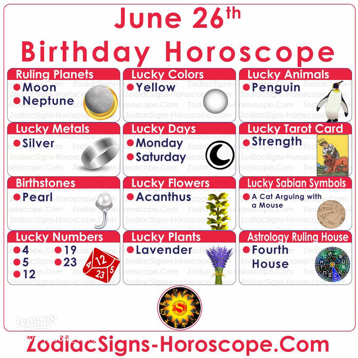 Your horoscope for june 26th is ready. Find out what awaits your star sign today!