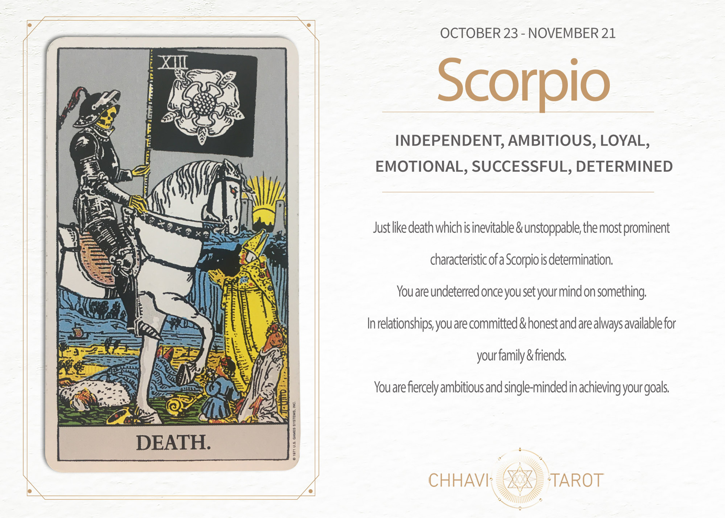 Scorpio tarot card combinations: Exploring relationships
