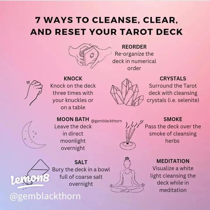 Learning how to cleanse tarot cards after each use? (Essential tips for maintaining your decks power)