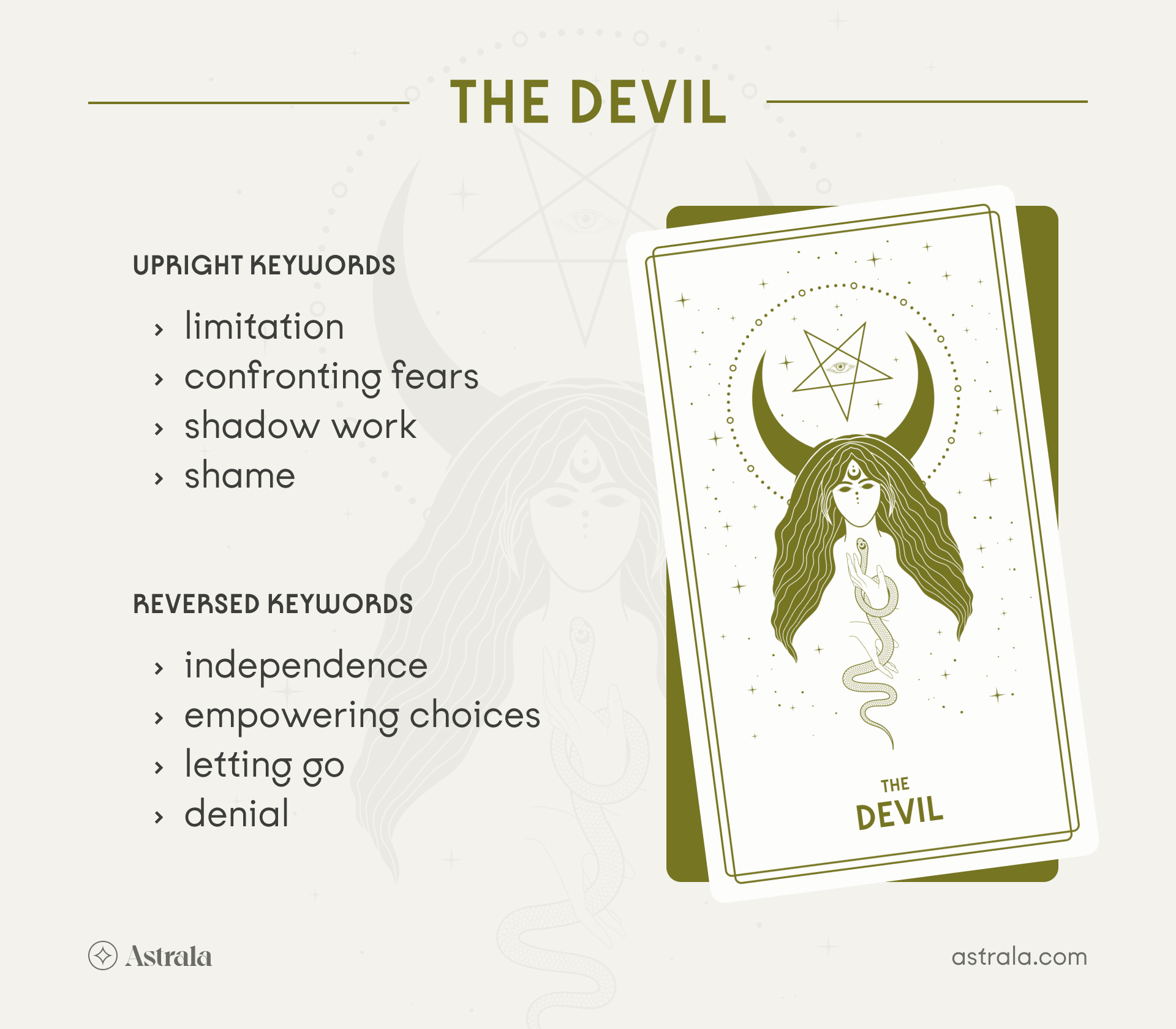 What does the devil card reversed mean? Its your sign of breaking free from old chains!